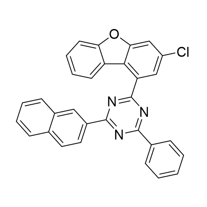 1,3,5-triazină, 2-(3-clor-1-dibenzofuranil)-4-(2-naftalenil)-6-fenil-