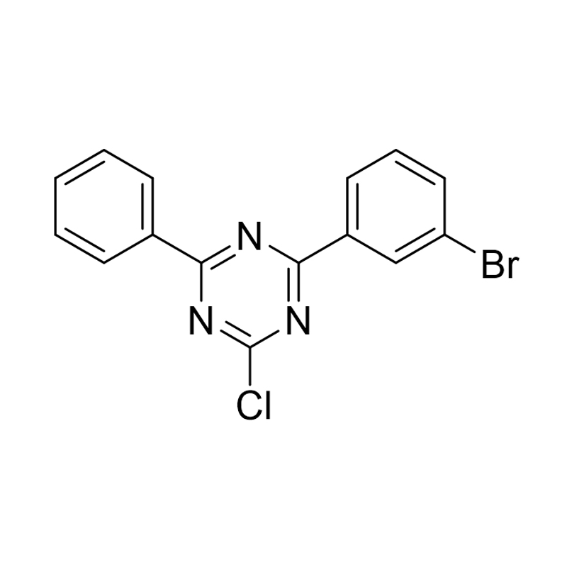 2-(3-bromfenil)-4-clor-6-fenil-1,3,5-triazină