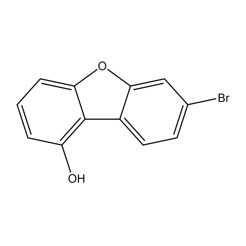 1-dibenzofuranol, 7-bromo-